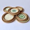 Handmade Rattan Serving Tray Home Decor Boho Table Tray Creative Gift Table Centerpiece