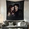 The Vampire Diaries Wall Tapestry Aesthetic Wall Hanging Printed Fabric Blanket Decorative Tapestries for Bedroom Living Room Home Decor