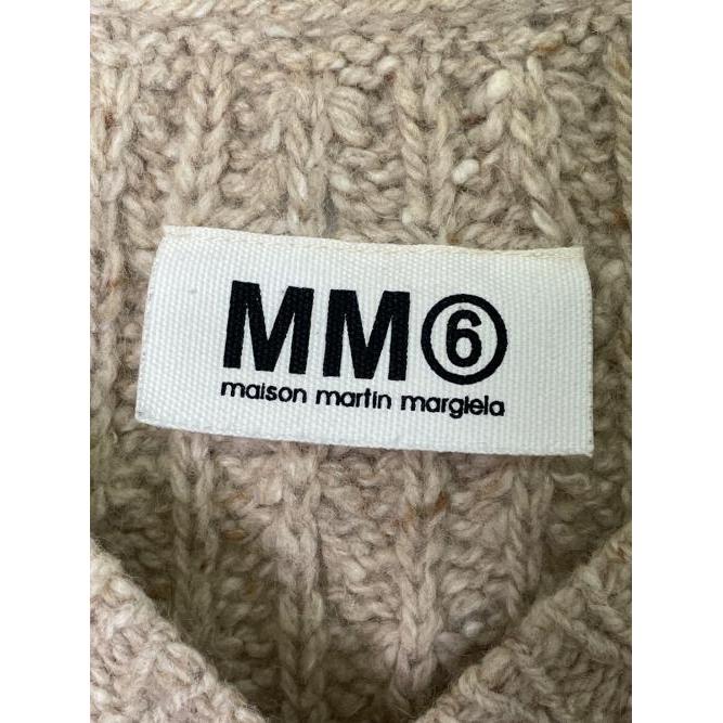 Used MM6 Maison Margiela Mohair Angora Blend V-Neck Cable Knit