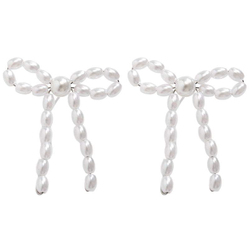 

Exquisite Bowknot Earrings Stylish Ear Pins Fashion Accessories Bowknot Studs Earrings Perfect Gift for Trendy Ladies