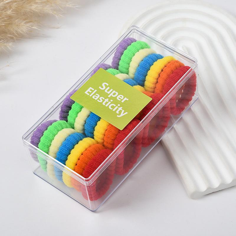 Large, high-elasticity hair ties for girls: gentle on hair, perfect for high ponytails, durable and ideal for students.
