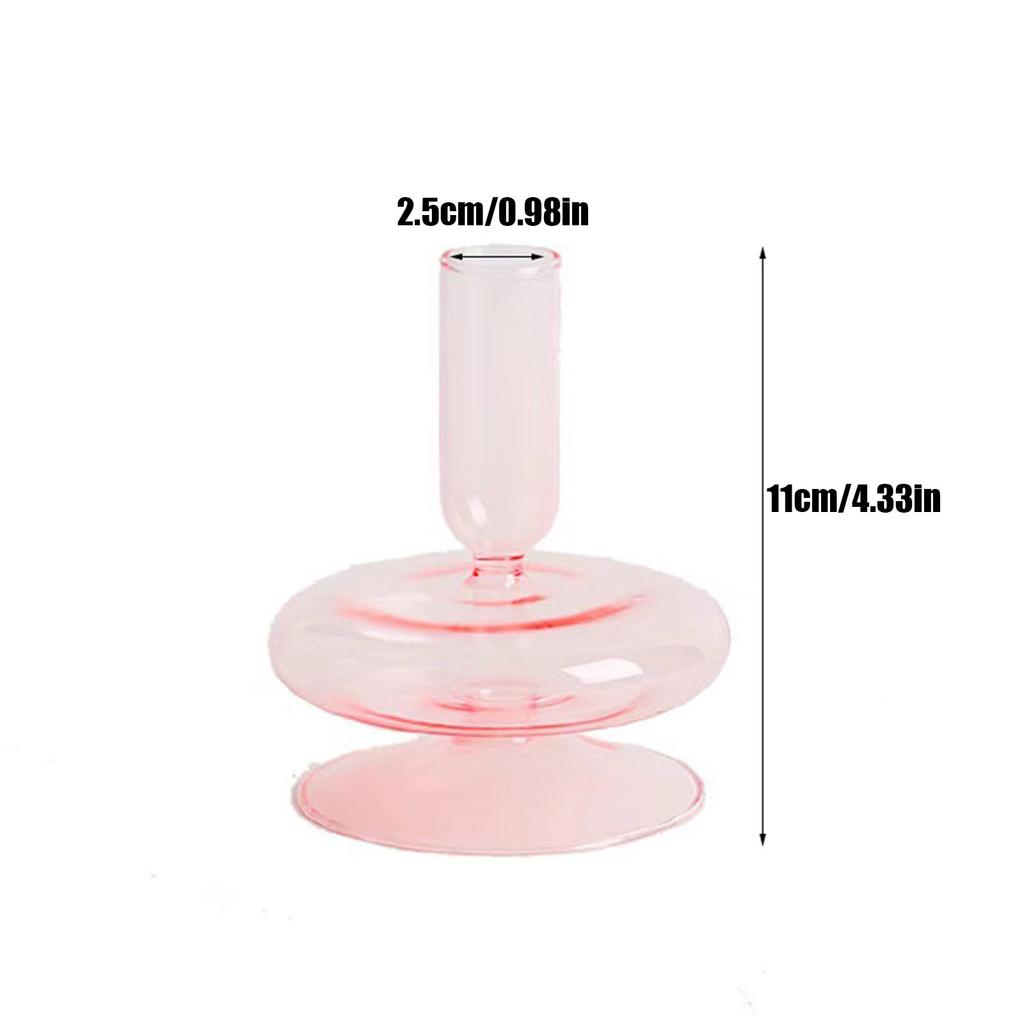 Glasvase für Tischdekoration Moderne Elegante Blumenvase Kerzenhalter für Hochzeit Heimdeko Einweihungsgeschenk