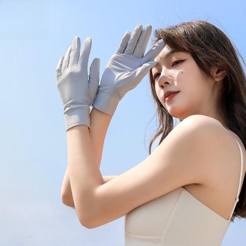 

Солнцезащитные перчатки Рукав для защиты от солнца и УФ-лучей Женский охлаждающий рукав для вождения на открытом воздухе, езды на велосипеде и защиты рук серый