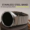Stainless Steel Band PC Case for Samsung Galaxy Watch 7 6 44mm 40mm Men Metal Strap for Samsung Galaxy Watch 6 Classic 47mm 43mm