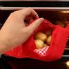 Microwave Potato Bag Reusable Express Microwave Potato Cooker Bag Baked Potato Cooker Perfect Potatoes 4 Minutes Red Baked Pouch