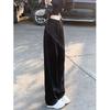 Women's High Waist Black Wide Leg Jeans - Autumn/Winter Collection