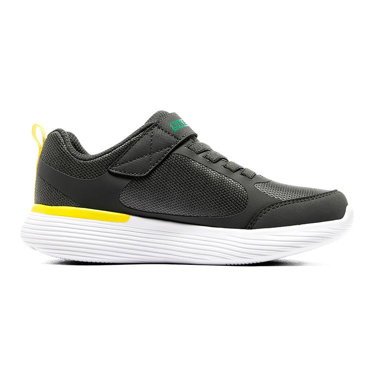 Skechers Go Run 400 V2 Comfortable Round Toe Velcro Versatile Outdoor Low Top Kids Casual Shoes Kids casual shoes Gray Yellow 405104L-CCYL