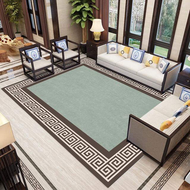 

Ковер в китайском стиле для гостиной, журнальный столик, одеяло, спальня, кабинет, напольный коврик, мебель, журнальный столик, домашний ковер в стиле ретро 50x80cm