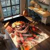 Naruto Anime Rug Carpet Large Area Rug Non Slip Washable Floor Mat Gamer Room Bedroom Home Decor -QJY