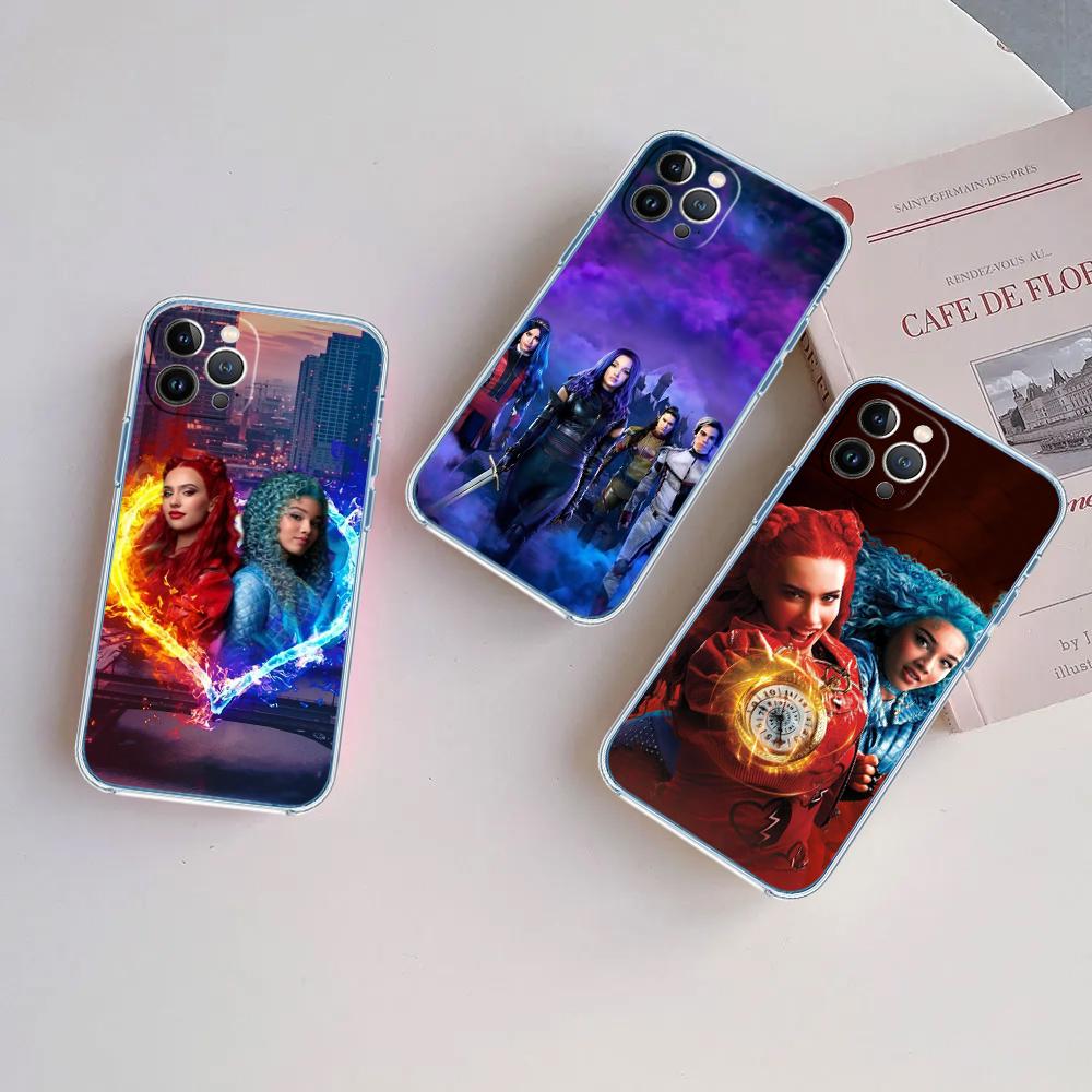 CJ33 Descendants Soft Shell Transparent Phone Case for Samsung Galaxy A04 A04S A14 A23 A34 A54 M23 M33 M52 M53