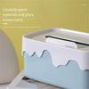 Square Plastic Tissue Box Home Tissue Container Car Napkins Holder Case Kitchen Organizer Simple and Stylish