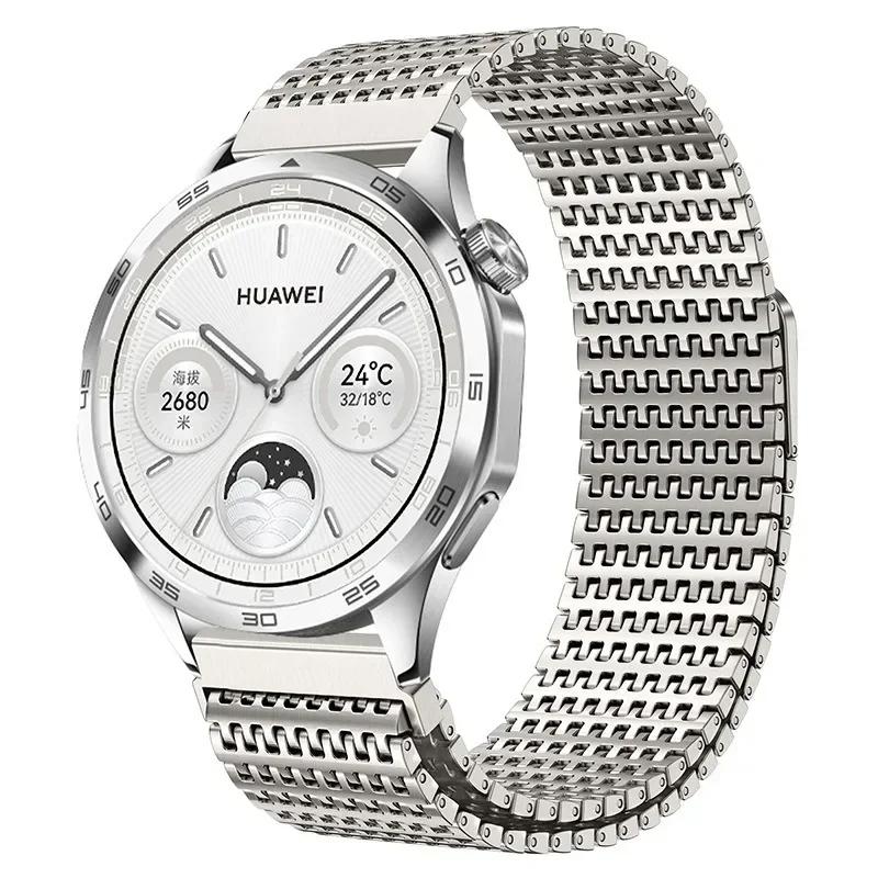 22mm 20mm Magnetický ocelový řemínek pro Huawei Watch 46mm/GT5 Pro GT5 4 3 2 2e Smyčkový náramek pro Samsung Galaxy Watch 3 4 5 6 7 Pásek