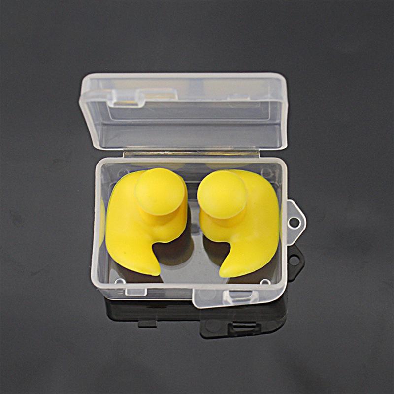 Silikon Schwimm-Ohrstöpsel & Nasenklammern Set - Unisex Lärmreduzierende Schallisolierte Ohrstöpsel für das Training