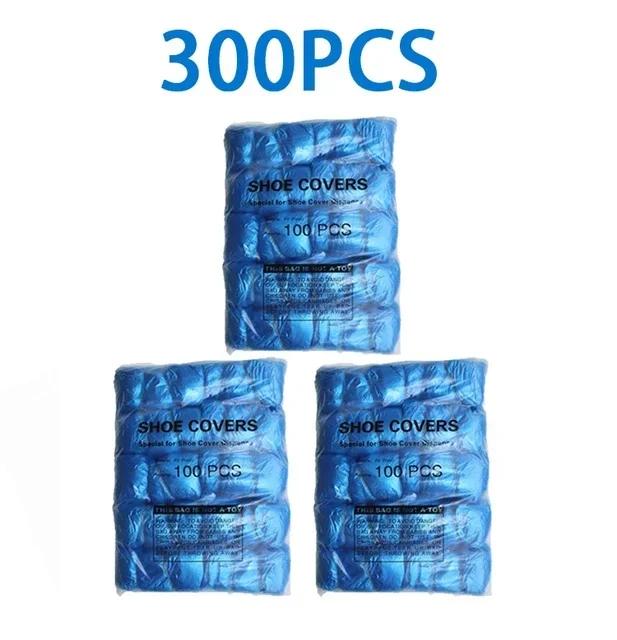 Disposable Shoe Cover Plastic Foot Cover Thickened Design Good Durability Tough Enough Nested Design For Household Use