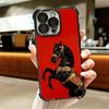 Horse Art Aesthetics Plating Phone Case For Iphone 16 17 Pro Max Air 16E 14 15 Plus 12 13 Mini Anti-Fall Airabag Cover