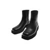 Zara Leather Versatile Comfortable Thick Sole Height Increasing Ankle Boots Men Ankle Boots Black 12098320800