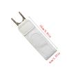 A95D-White 4PCS Invisible Side Belt No Buckle Elastic Stretch Adjustable Belt For Men For Women Jeans