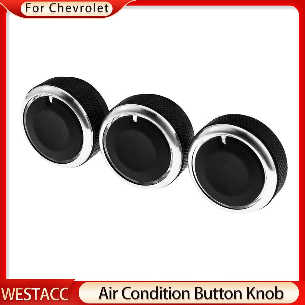 Car Air Conditioning AC Knob for Chevrolet Chevy Sail 2008 - 2014 Aluminum Alloy Heater Control Switch Button Knobs