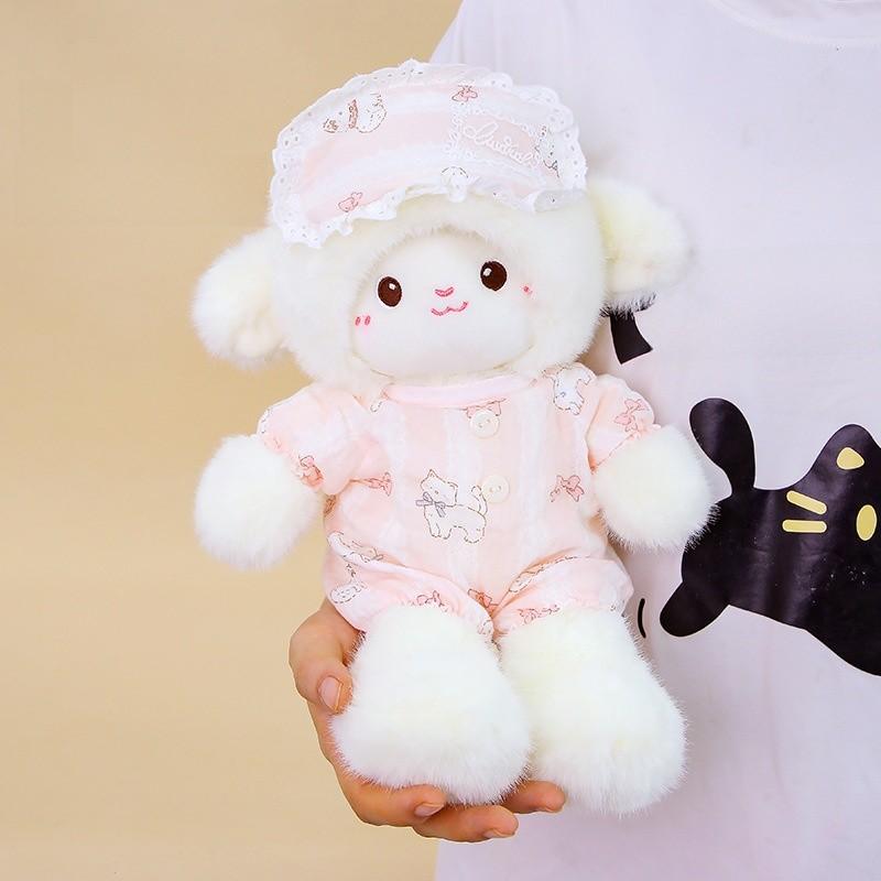 Wear Pajamas Sleep Plush Toy With Foam Beads For Kids Bedtime Gift