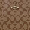 Coach City 33 Classic Monogram Tote Bag Women Tote Khaki Deep-Berry-Red 5696-IMRSF