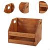 Wooden Record Crate Album Holder Vinyl Organizer CD Storage Rack Books Snacks Toys