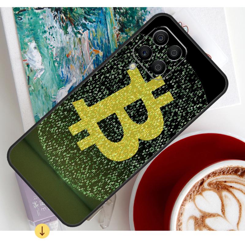 Bitcoins Coin Case For Samsung Galaxy M15 M21 M31 M55 M56 M36 M16 M06 M13 M33 M53 M12 M32 M52 M14 M34 M54