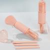 Multi Functional 4 in 1 Makeup Brush with Soft Bristles for Gentle Face Care for Travel or Home Cosmetic Beauty Needs