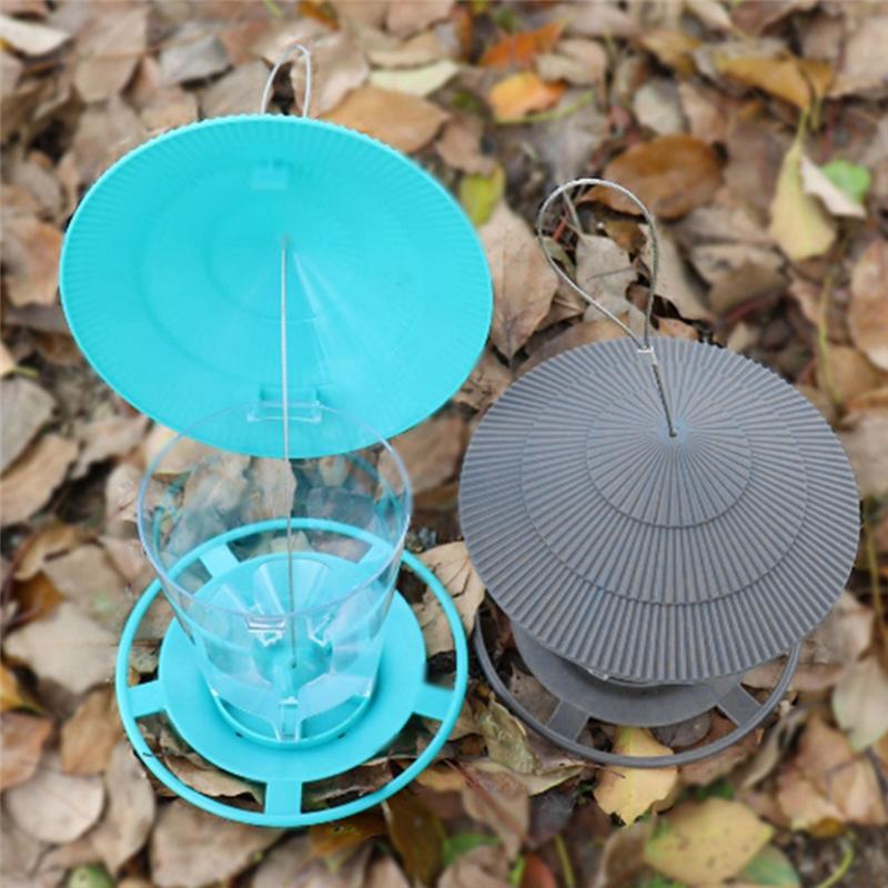 AD23-Garden Gazebo Hanging Wild Bird Feeder Outdoor Container Pet Bird Feeding House Type Bird Feeder
