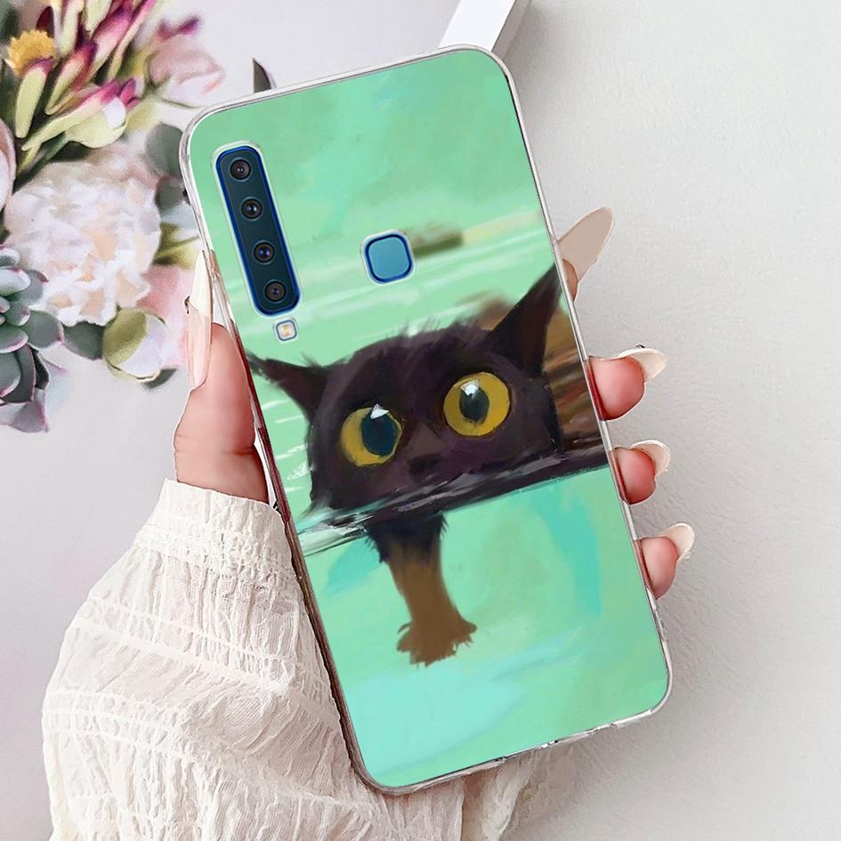 For Samsung Galaxy A7 A9 2018 Case New Fashion Flower Marble Soft Silicone Clear Phone Cover For Samsung A9 2018 SM-A920F Bumper