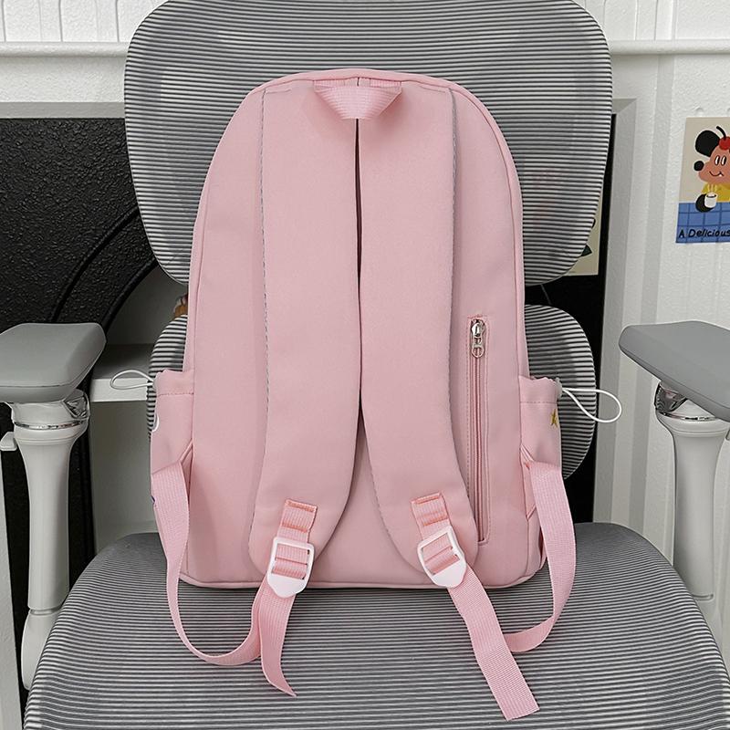Large Capacity Student Schoolbag Women's Embroidered Computer Backpack Lightweight Backpack