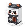 Panda Sparschwein Cartoon Geldkasse Fingerabdruck Passwort Automatische Induktion Münzrolle Simulation Elektronischer Geldautomat Spielzeug für Kinder Weihnachten