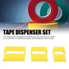 3PCS Tape Cap Compact Tape Dispenser Multifunctional Professional Tape Dispenser Set for School Home Office