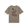 Nike T-shirt Erkek Zeytin Grisi Bisiklet Yaka Orta Düz Kesim DR8915-040