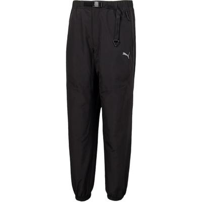 Pantaloni casual affusolati da allenamento sportivo a tinta unita ad asciugatura rapida da uomo neri 629734-01
