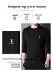 TUCANO Men's Classic Solid Crew Neck Long Sleeve Sweatshirt