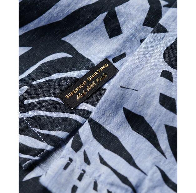 Superdry Open Collar Print Short Sleeve Shirt