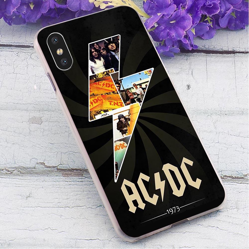 ACDC Poster Heavy Metal Phone Case for Samsung Galaxy S9 S10 Plus Note ...
