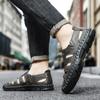 Roman Sewing Sandals Men Summer Light Weight Solid Color Slippers Retro Large Size Non Slip Shoes Sandalias Romanas Hombre