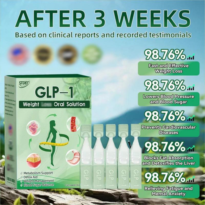 Gocce GLP-1 per la Cura del Corpo NAD+ Integratore Nutrizionale 10-in-1, adatto per il rimodellamento del corpo e l'anti-invecchiamento, formula naturale, 30 ml