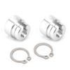 2Pcs Throttle Bushings with Snap Rings for E28 E39 E36 M20 M30 M50 S14 M60