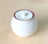 Hechimon Salt Made In Japan Pot, Small, White,