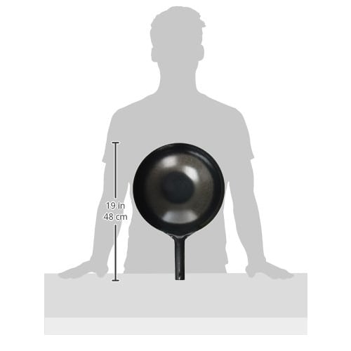 Yamada Industrial Co., Ltd. Yamada Iron Hammered Chinese Saucepan, 30cm (1.2mm Thickness)