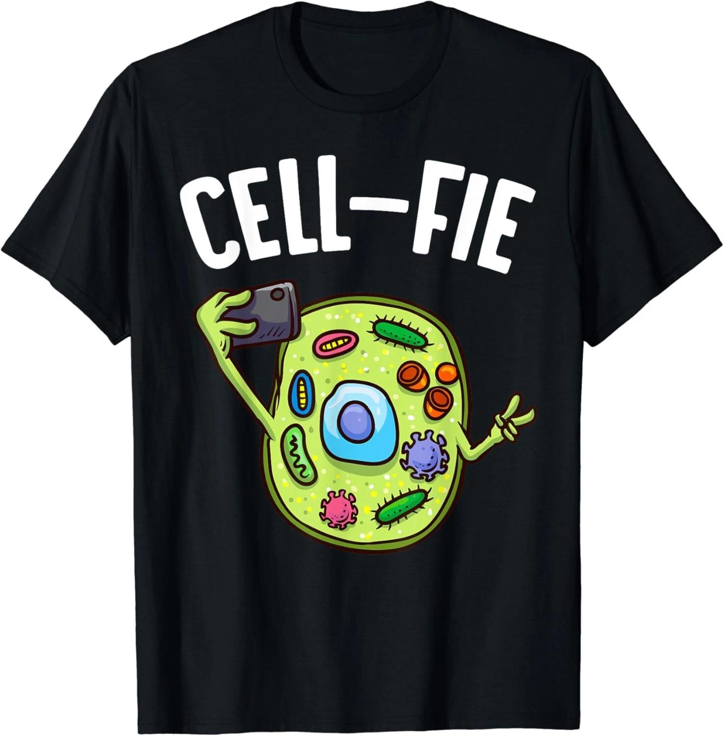 Biology Quotes Funny Cell-fie Gifts Unisex T-Shirt S