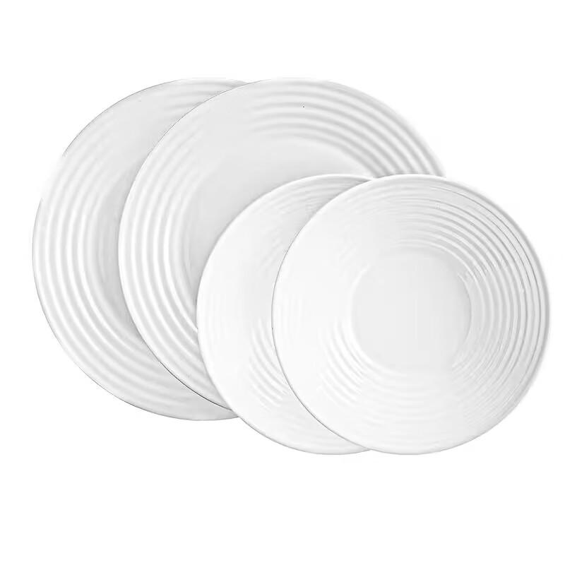 Luminarc Huarenna White Jade Dinnerware Set