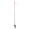 Folding Lamp Pole Walnut Lantern Stand Portable Lightweight for Camping Picnic Fishing Barbecue