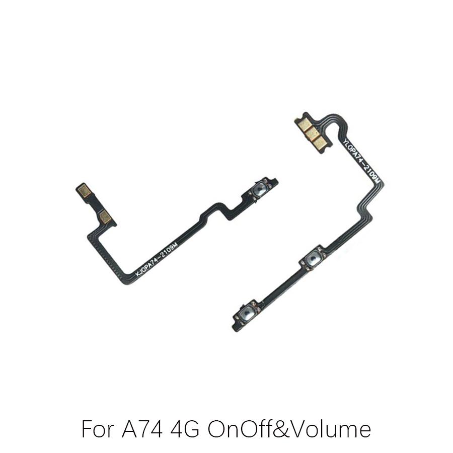 For Oppo A52 A53 A53s A54 A71 A72 A73 A74 F1Plus F1S F3 F3Plus F5 F7 Power Button Volume Flex Cable OnOff