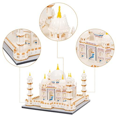 LULUFUN Micro Block Building Toy, 3D Puzzle, Castle, Adult Gift, Interior Assembly, Time Killer, Popular Hobby (Taj Mahal)