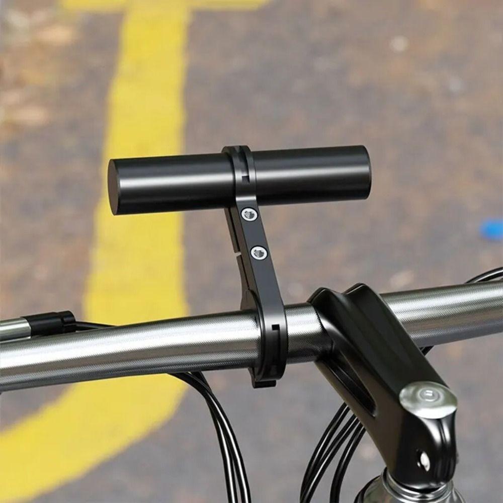 Aluminum Alloy Bicycle Handlebar Extender Multifunctional Black Handlebar Extension Bracket Bicycle Extension Frame