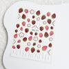 Summer Fruit Nail Art Stickers Set Of 5 Durability Waterproof Nail Decals Easy To Apply For Parties And Travel
