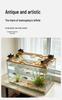 Verlichte Chinese Gebouw Vis Tank Ornament in Oude Stijl